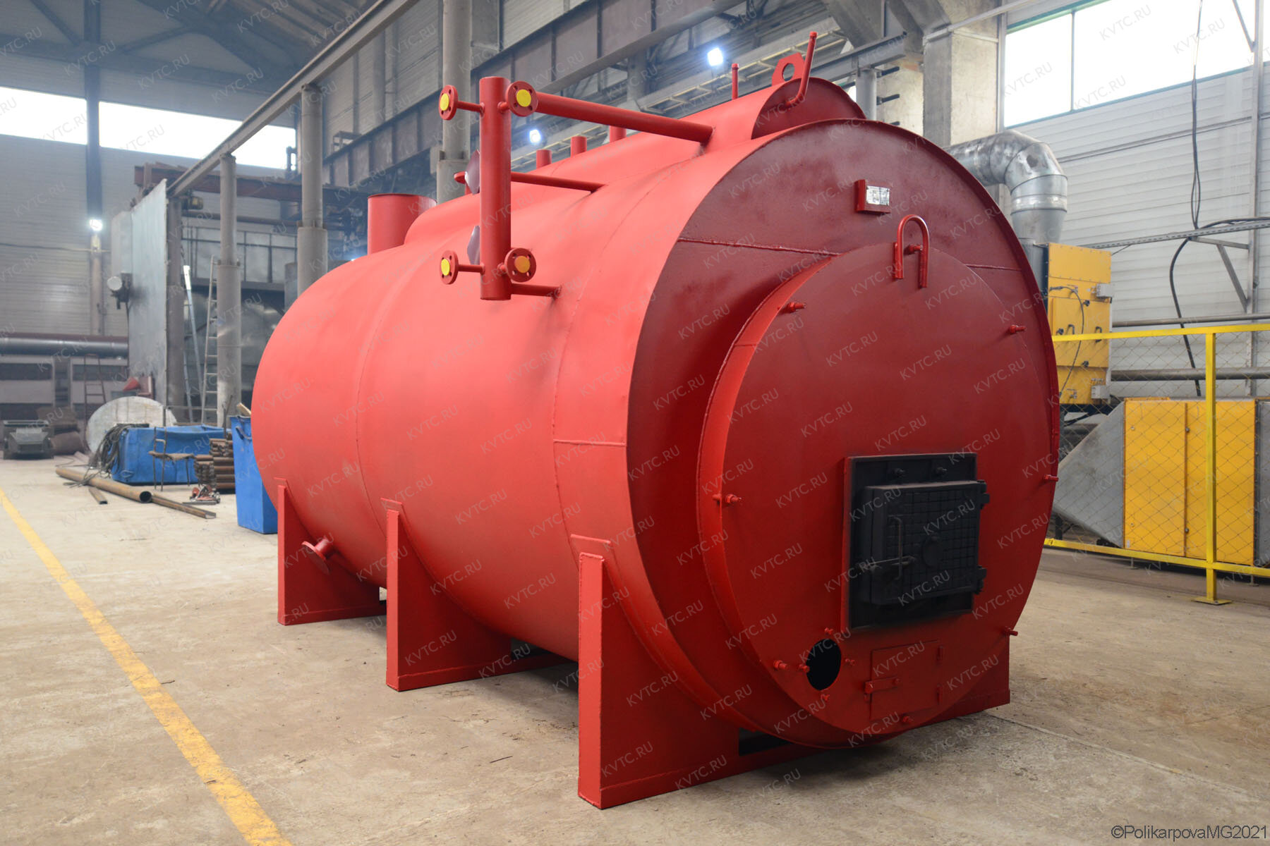 Парогенератор на твердом топливе