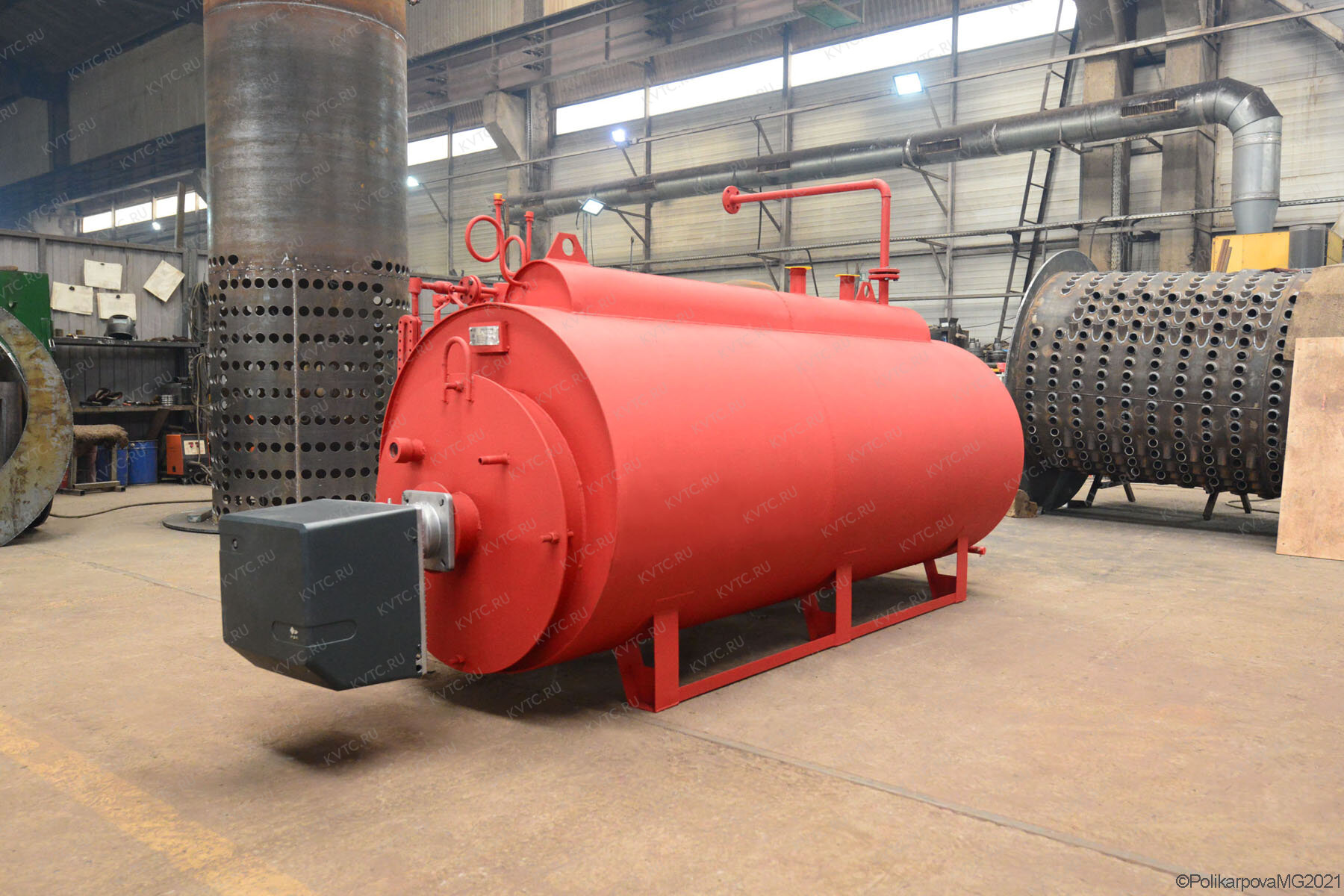 Газовый паровой котел